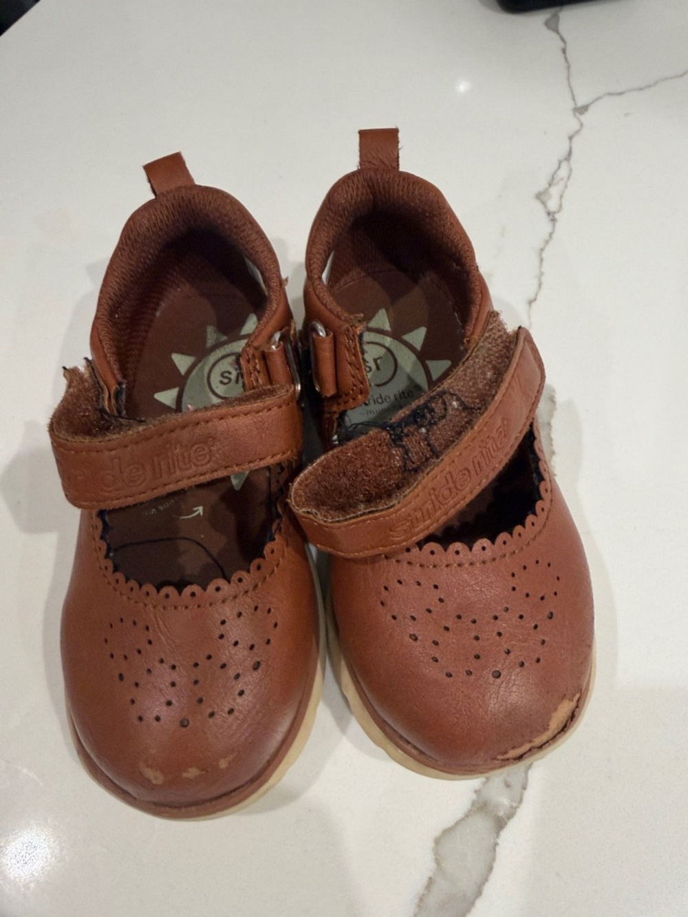 Stride Rite Toddler Brown Mary Jane Shoes